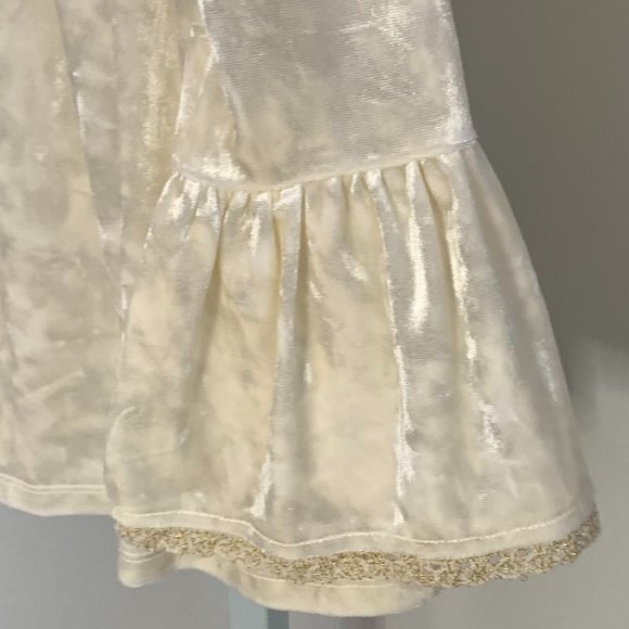 CATHERINE MALANDRINO Toddler Dress, Cream/Off White, Size: 4T - Picture 4 of 9